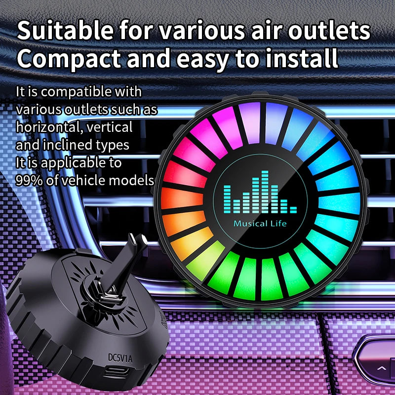 RhythmGlow™ – Mini LED Aromatherapy Bar