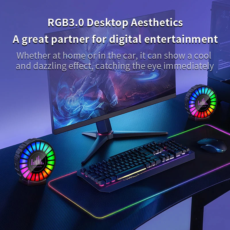 RhythmGlow™ – Mini LED Aromatherapy Bar